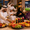 Family watching match by eating gulf fruits fresh juice and premium fruits platters 