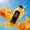 Orange juice and orange from gulf fruits 
