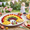 Gulf fruits fruit platter for kids made from fresh strawberries, blueberries, mango, kiwi, and premium cut fruits